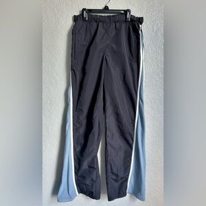 FP Movement Free People Track Pants Black White Stripe Nylon Women’s SMALL